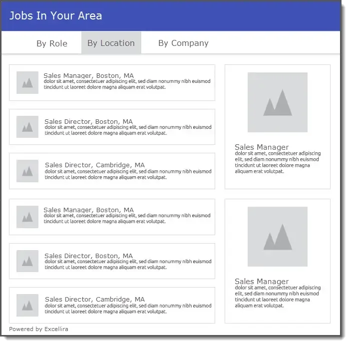Multi-tenant recruiting platform interface